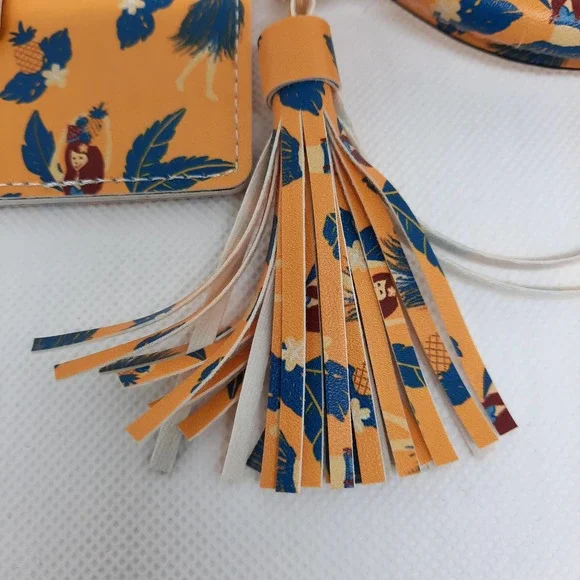 5 For $20.00 Circle Bangle Keychain Wallet ID Card Holder Wristlet - Picture 6 of 11